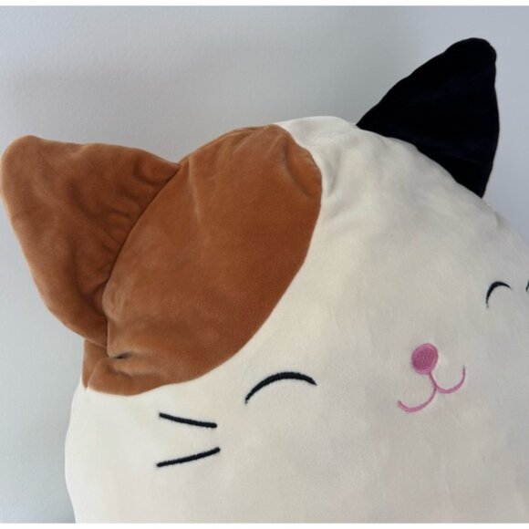 Squishmallows Cam Plush Cat Cream, Black, and Brown Large Cuddly 16 Inches - Picture 3 of 7